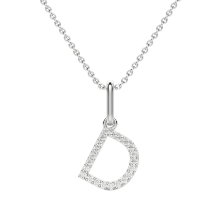 "D" Initial Pendant