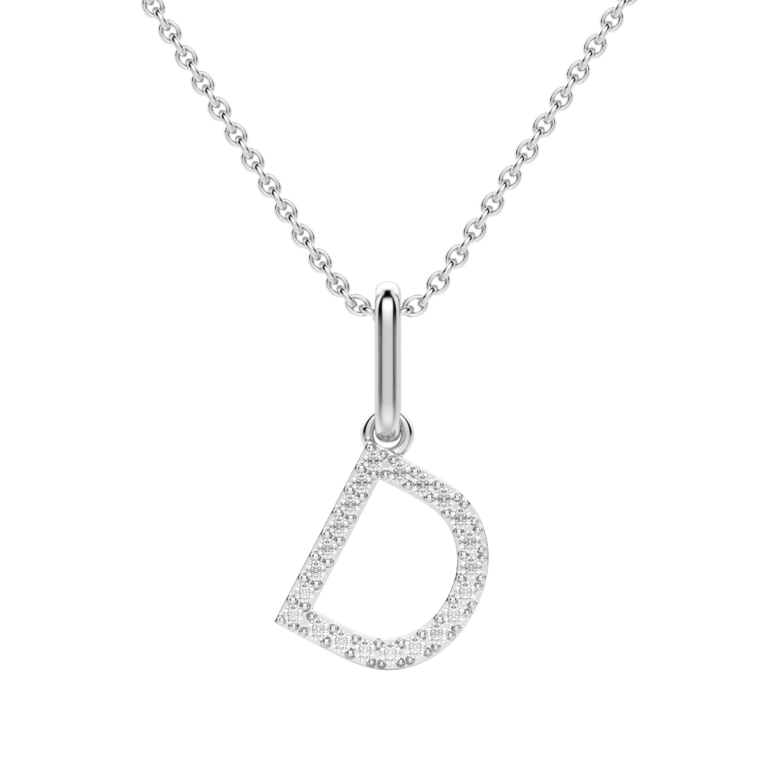 "D" Initial Pendant